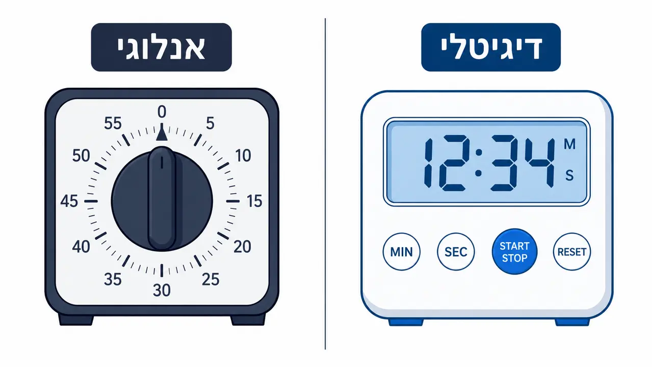 אנלוגי או דיגיטלי - מה רואים בשטח