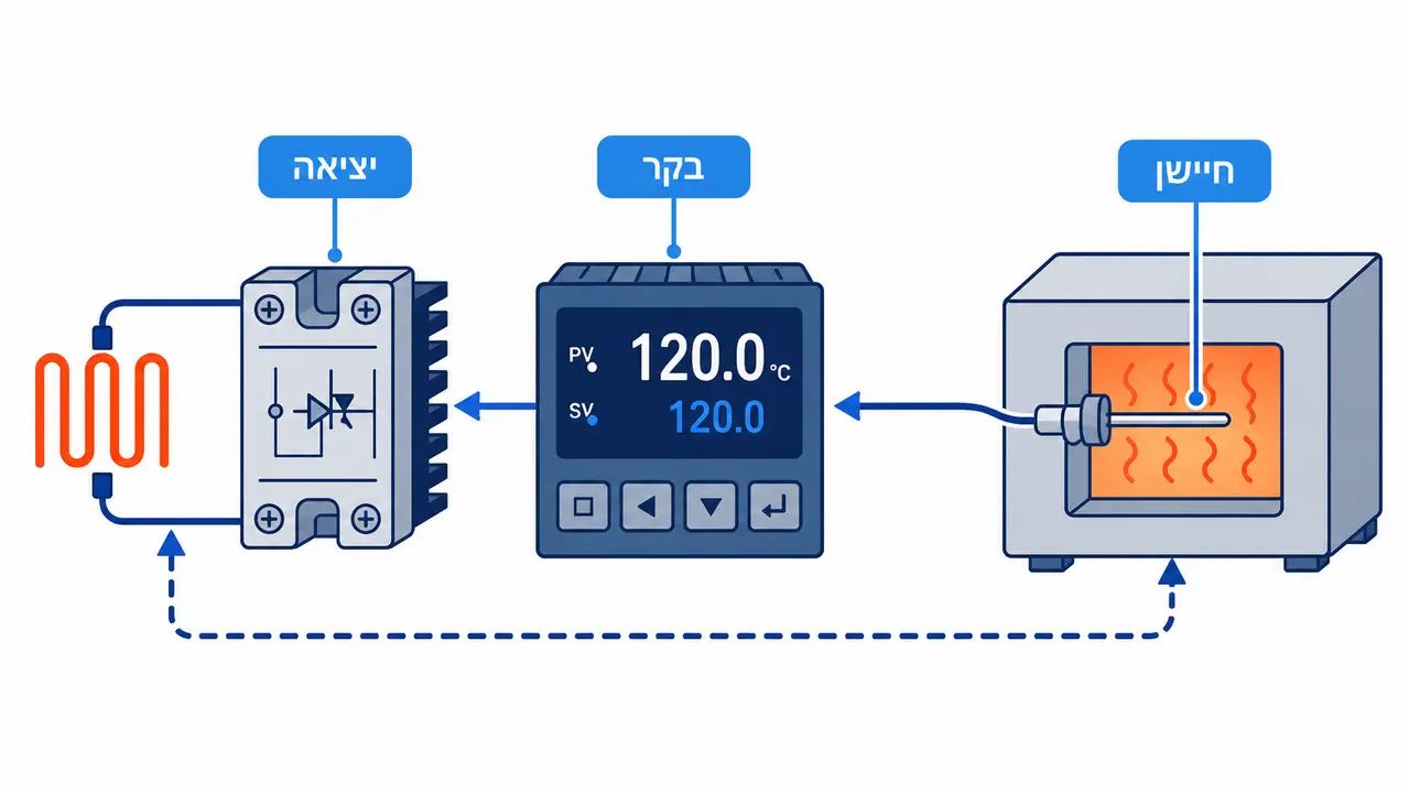 ‏בקרת טמפרטורה תעשייתית מדריך מעשי לבחירת ציוד בקרה