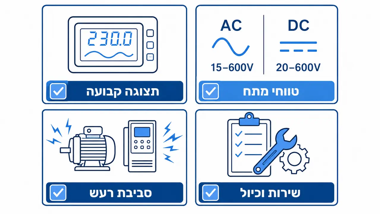צ'ק-ליסט רכישה מהיר לרכש ולתחזוקה