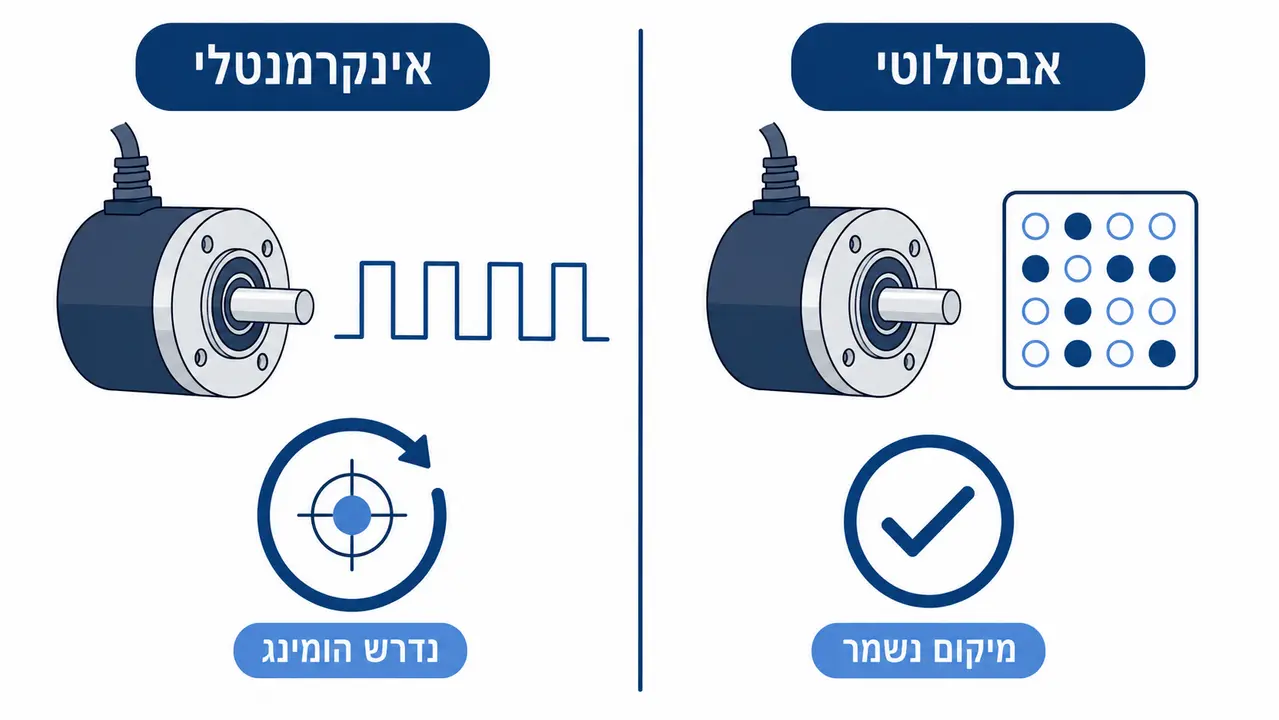 מהו אנקודר סיבובי אינקרמנטלי