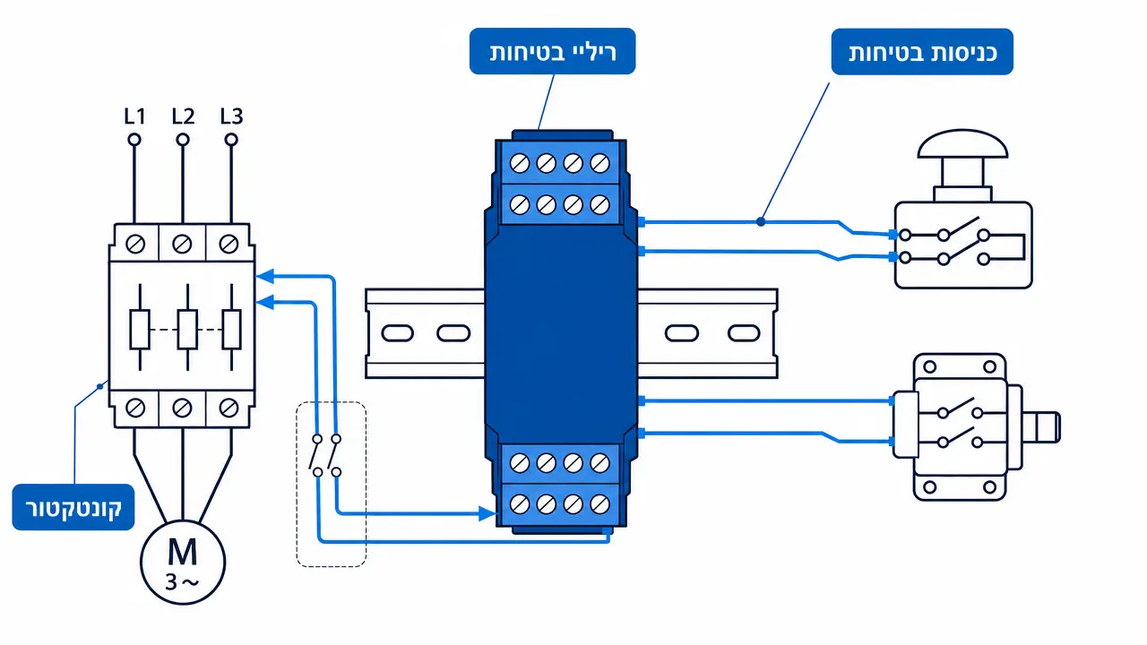 מה זה ISO 13855 ואיך מחשבים מרחק לוילון אור?