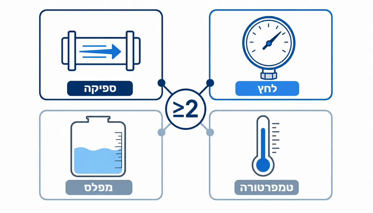 אילו פרמטרים חייבים למדוד בבקרת מים ונוזלים?